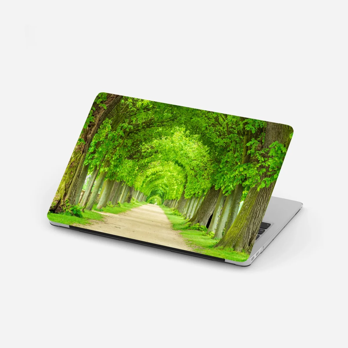 Sticker pour ordinateur portable allée verdoyante en perspective – Wallnifity® Sticker pour ordinateur portable allée verdoyante en perspective – Wallnifity®