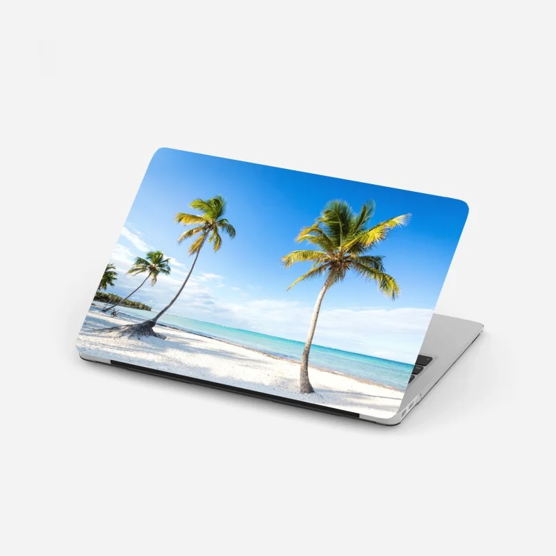 Sticker pour ordinateur portable cocotiers et mer turquoise – Wallnifity® Sticker pour ordinateur portable cocotiers et mer turquoise – Wallnifity®