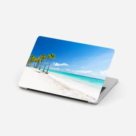 Sticker pour ordinateur portable plage de rêve à Punta Cana – Wallnifity®