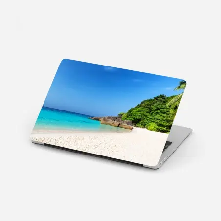 Sticker pour ordinateur portable paradis tropical des îles Similan – Wallnifity®