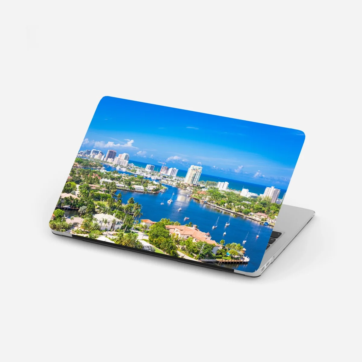 Sticker pour ordinateur portable panorama côtier de Fort Lauderdale – Wallnifity® Sticker pour ordinateur portable panorama côtier de Fort Lauderdale – Wallnifity®