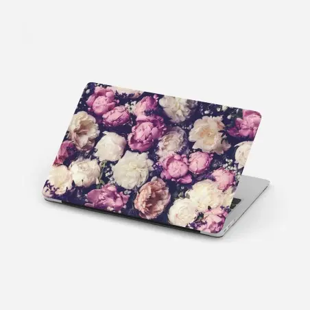 Sticker pour ordinateur portable composition de pivoines pastel et romantiques – Wallnifity®