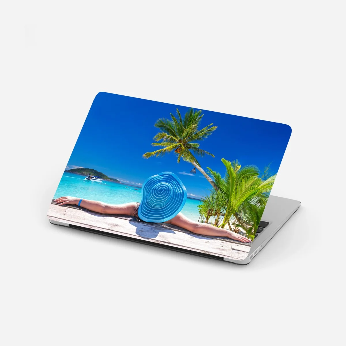Sticker pour ordinateur portable détente sous les palmiers – Wallnifity® Sticker pour ordinateur portable détente sous les palmiers – Wallnifity®