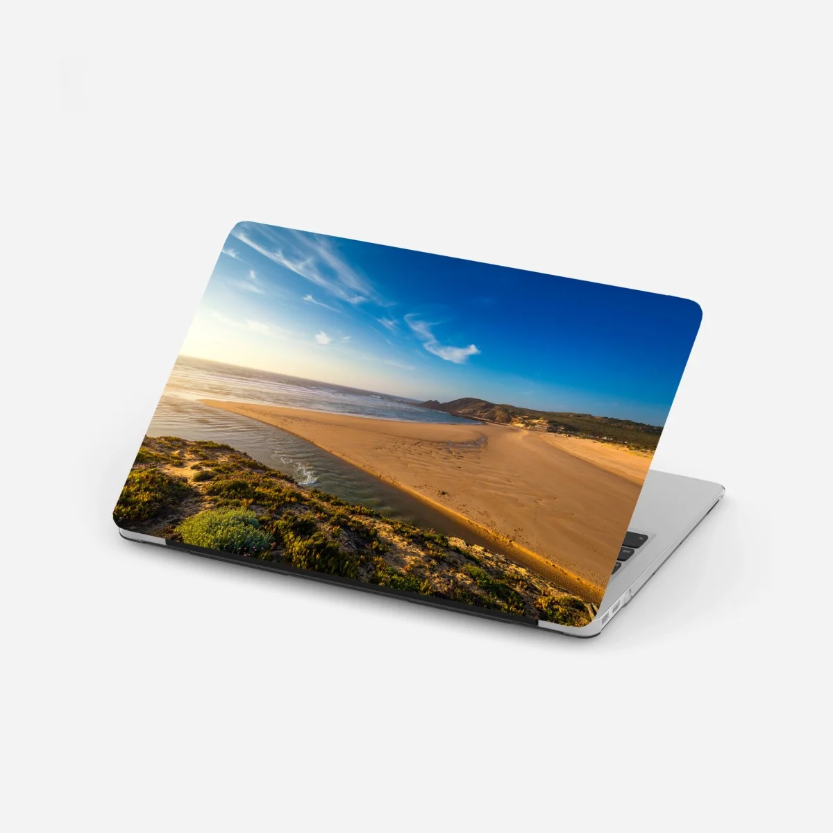 Sticker pour ordinateur portable paysage côtier Praia da Amoreira, Algarve au coucher de soleil – Wallnifity® Sticker pour ordinateur portable paysage côtier Praia da Amoreira, Algarve au coucher de soleil – Wallnifity®