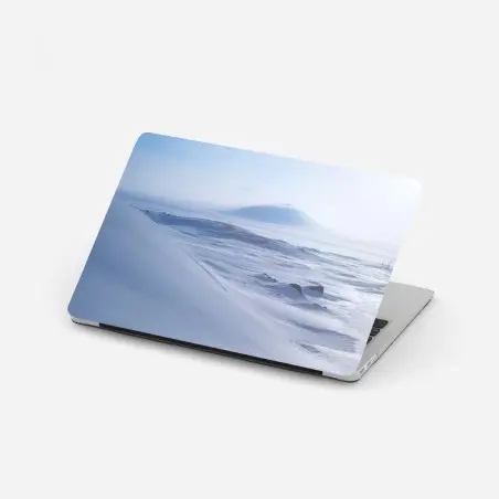 Sticker pour ordinateur portable horizon arctique immaculé — Chukotka – Wallnifity®