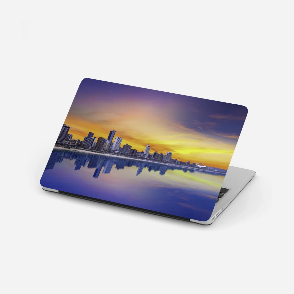 Sticker pour ordinateur portable paysage urbain de Durban au crépuscule – Wallnifity® Sticker pour ordinateur portable paysage urbain de Durban au crépuscule – Wallnifity®