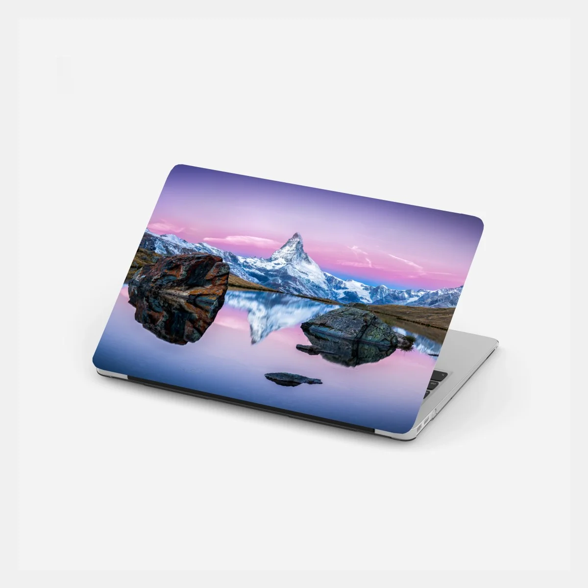 Sticker pour ordinateur portable reflets du Cervin au crépuscule – Wallnifity® Sticker pour ordinateur portable reflets du Cervin au crépuscule – Wallnifity®