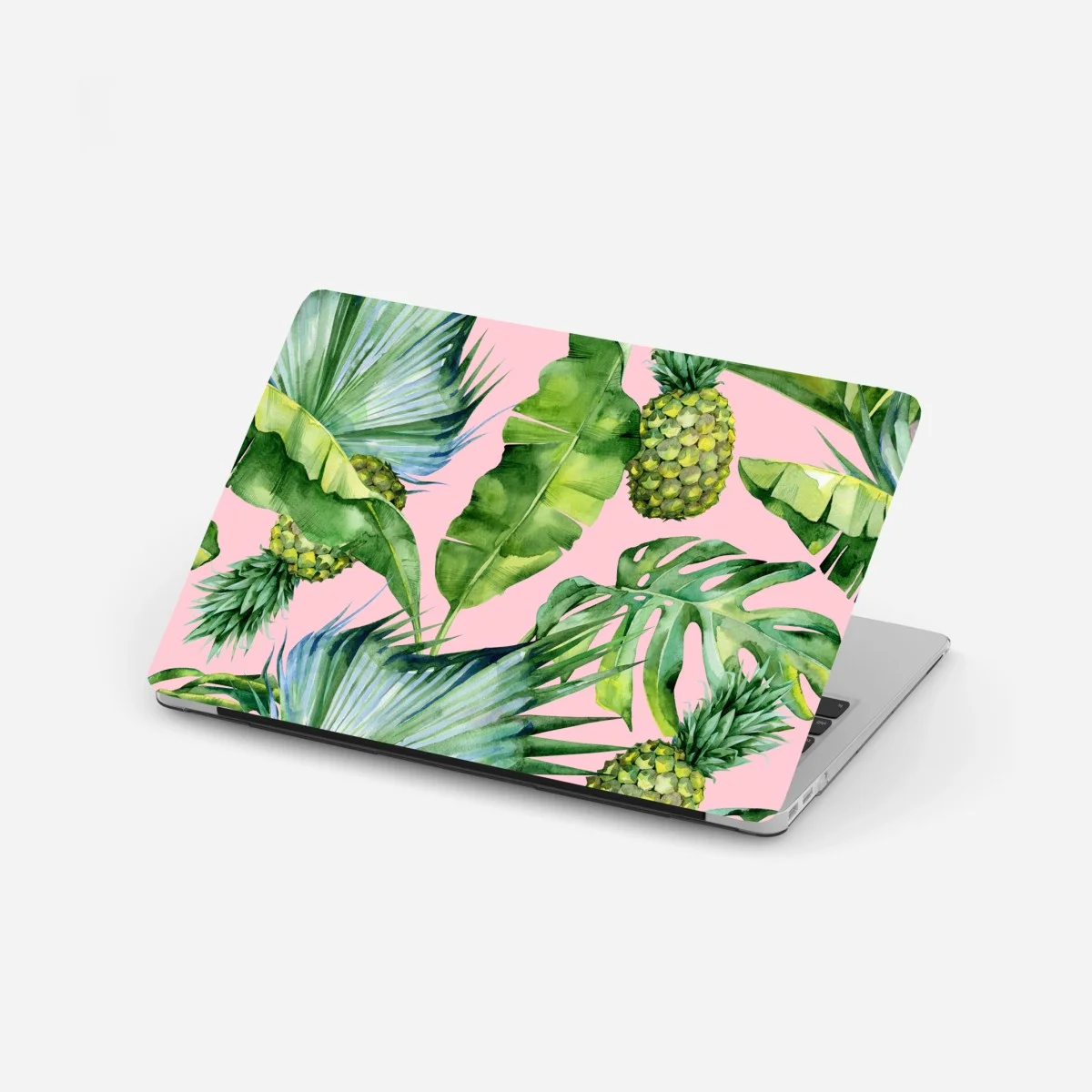 Sticker pour ordinateur portable motif tropical ananas et feuilles aquarelle sur fond rose – Wallnifity® Sticker pour ordinateur portable motif tropical ananas et feuilles aquarelle sur fond rose – Wallnifity®