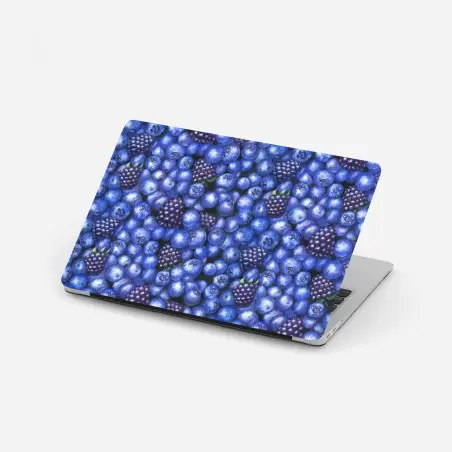 Sticker pour ordinateur portable motif myrtilles et mûres – Wallnifity®