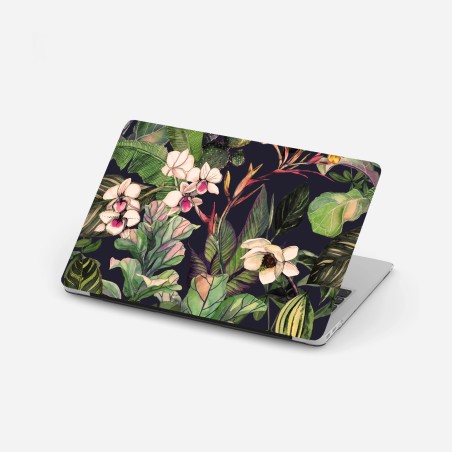 Sticker pour ordinateur portable jungle florale en aquarelle – Wallnifity®
