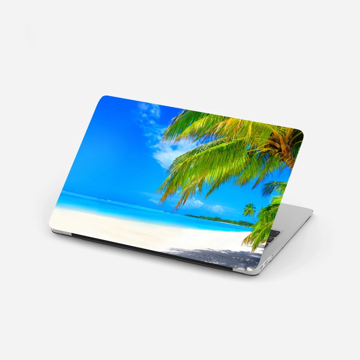 Sticker pour ordinateur portable plage paradisiaque aux cocotiers – Wallnifity® Sticker pour ordinateur portable plage paradisiaque aux cocotiers – Wallnifity®
