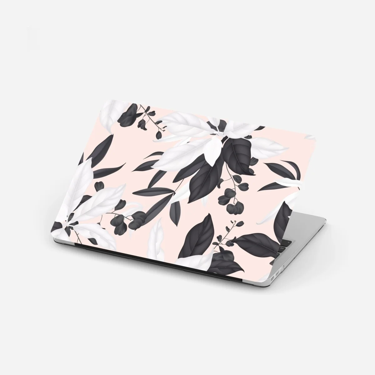 Sticker pour ordinateur portable motif botanique monochrome sur fond rose – Wallnifity® Sticker pour ordinateur portable motif botanique monochrome sur fond rose – Wallnifity®