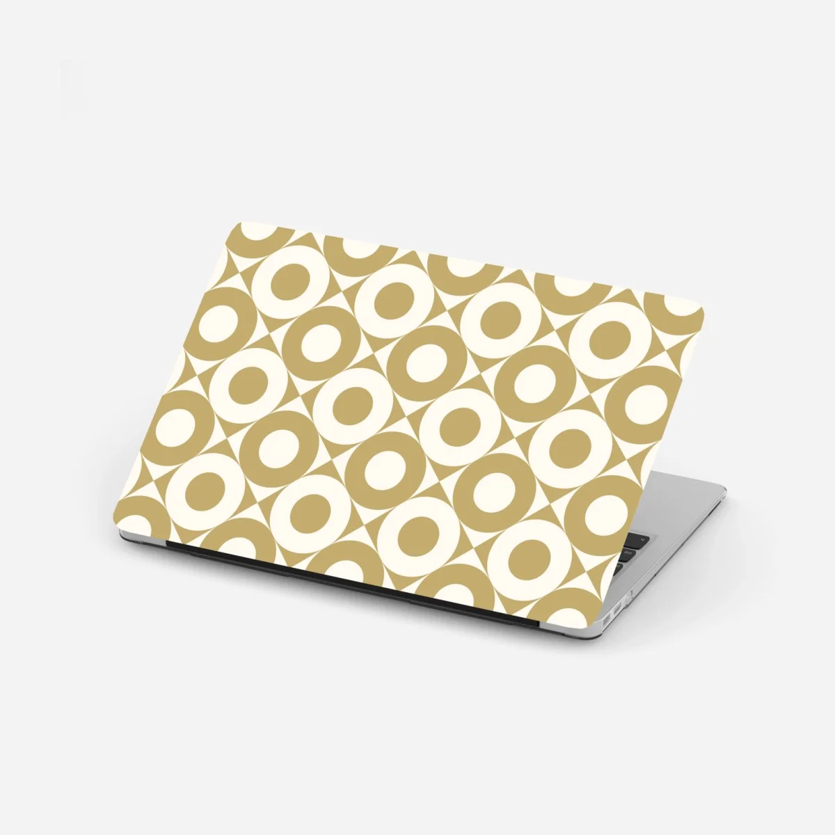 Sticker pour ordinateur portable motif géométrique rétro beige et crème – Wallnifity® Sticker pour ordinateur portable motif géométrique rétro beige et crème – Wallnifity®