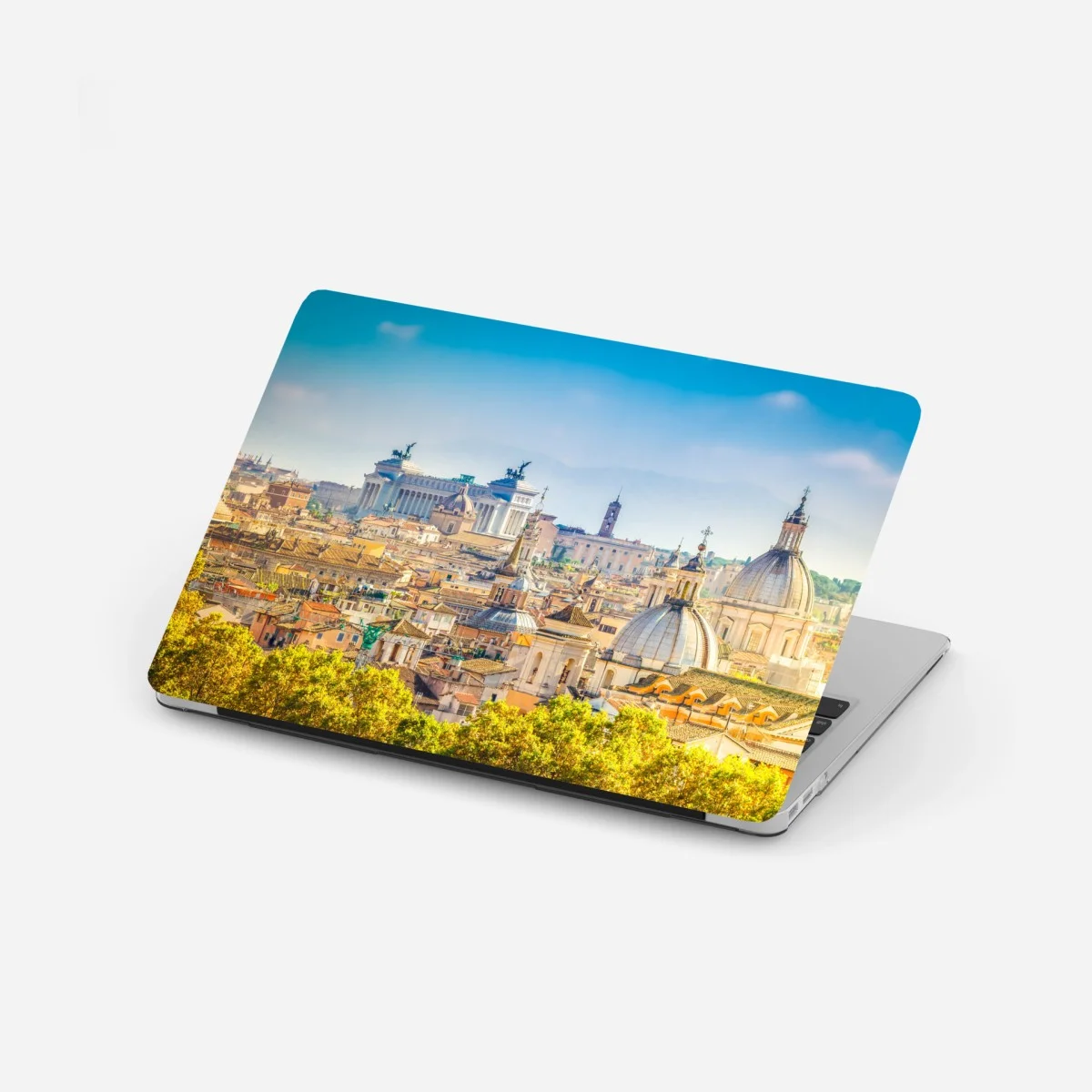 Sticker pour ordinateur portable panorama historique de Rome au coucher de soleil – Wallnifity® Sticker pour ordinateur portable panorama historique de Rome au coucher de soleil – Wallnifity®