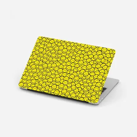 Sticker pour ordinateur portable océan de sourires jaunes – Wallnifity®