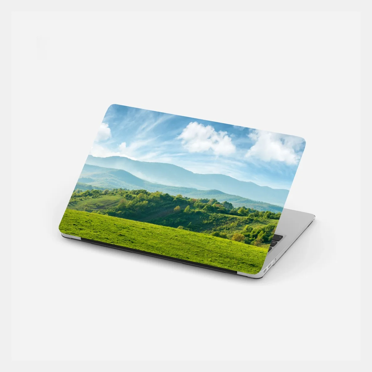 Sticker pour ordinateur portable panorama printanier des collines de Roumanie – Wallnifity® Sticker pour ordinateur portable panorama printanier des collines de Roumanie – Wallnifity®