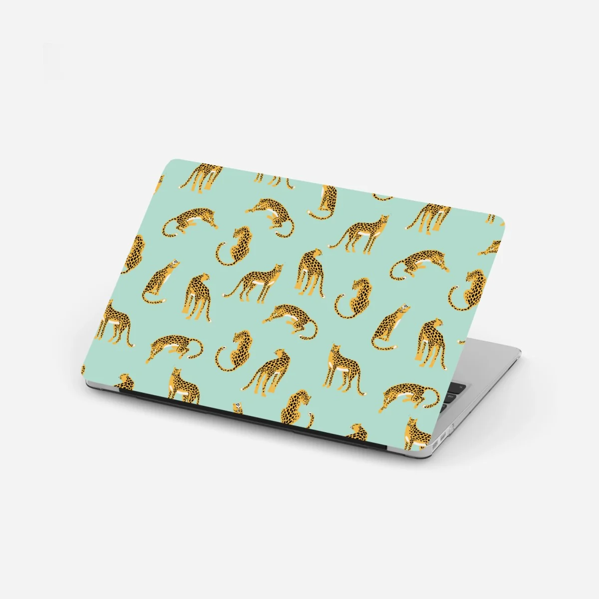 Sticker pour ordinateur portable motif guépards sur fond menthe – Wallnifity® Sticker pour ordinateur portable motif guépards sur fond menthe – Wallnifity®