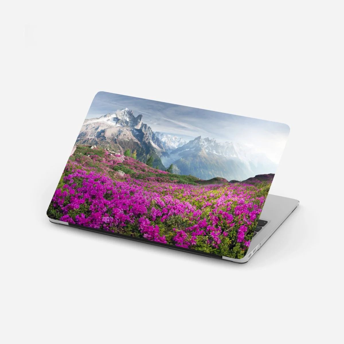 Sticker pour ordinateur portable champ de rhododendrons au pied du Mont Blanc – Wallnifity® Sticker pour ordinateur portable champ de rhododendrons au pied du Mont Blanc – Wallnifity®