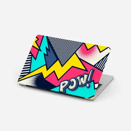 Sticker pour ordinateur portable composition pop art dynamique avec pow – Wallnifity®