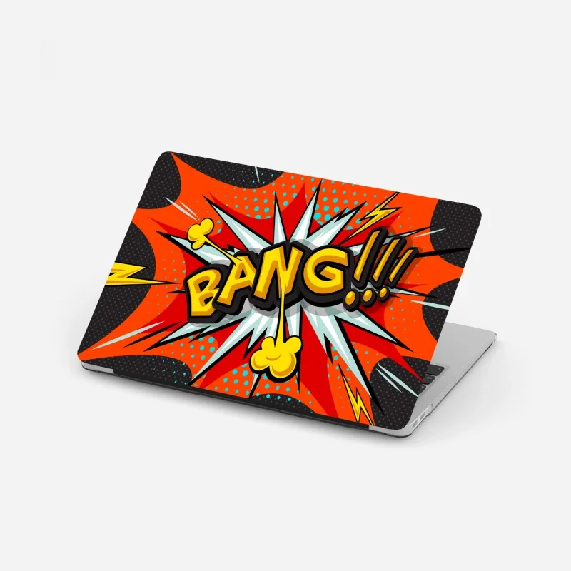 Sticker pour ordinateur portable explosion pop art bang dynamique – Wallnifity®