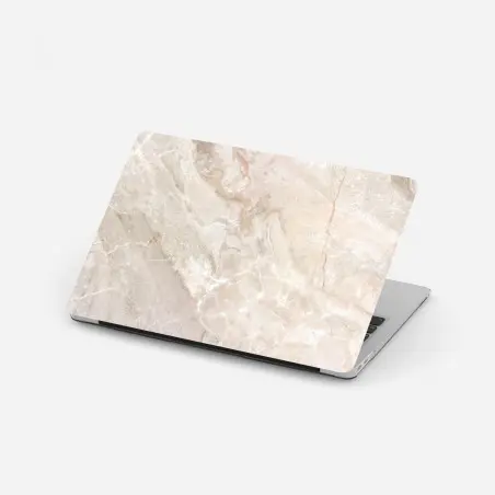 Sticker pour ordinateur portable marbre crème élégant pour décoration murale – Wallnifity®