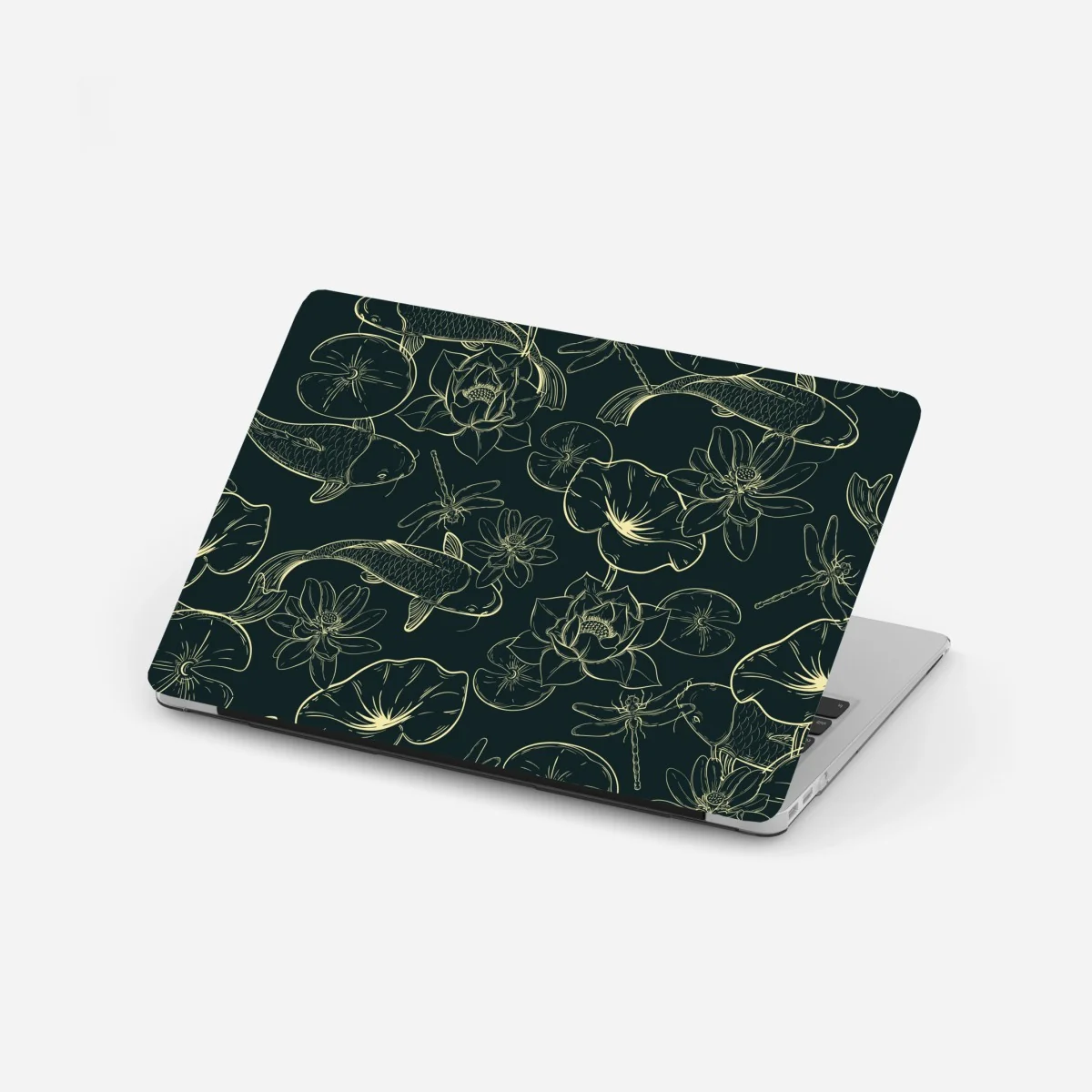 Sticker pour ordinateur portable motif carpes koi et nénuphars, illustration élégante – Wallnifity® Sticker pour ordinateur portable motif carpes koi et nénuphars, illustration élégante – Wallnifity®