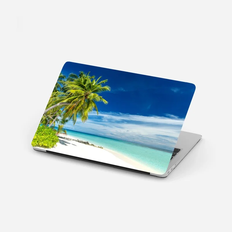 Sticker pour ordinateur portable côte tropicale aux eaux turquoises – Wallnifity® Sticker pour ordinateur portable côte tropicale aux eaux turquoises – Wallnifity®