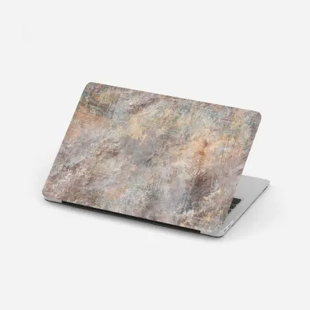 Sticker pour ordinateur portable abstraction patinée aux tons terreux et pastels – Wallnifity®