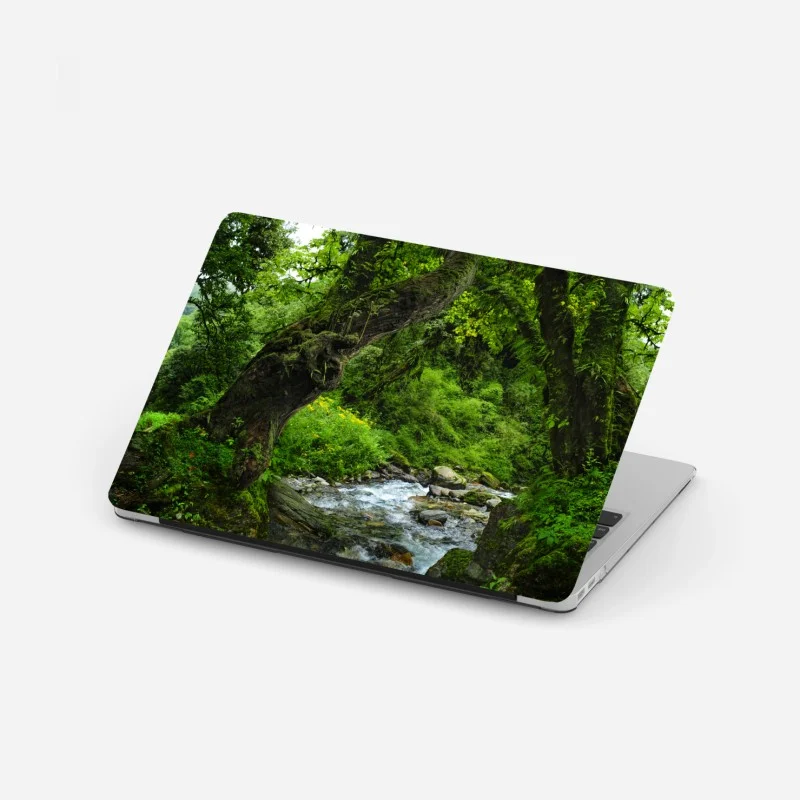 Sticker pour ordinateur portable arc naturel verdoyant au bord du ruisseau – Wallnifity® Sticker pour ordinateur portable arc naturel verdoyant au bord du ruisseau – Wallnifity®
