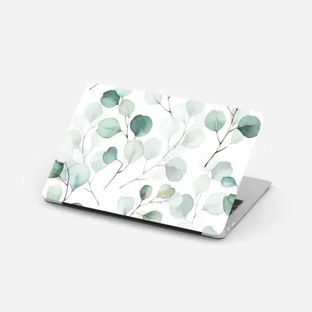 Sticker pour ordinateur portable motif eucalyptus aquarelle délicat – Wallnifity®