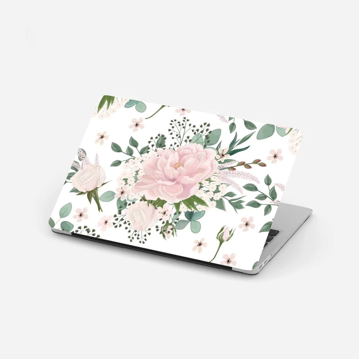 Sticker pour ordinateur portable bouquet pastel de pivoines et eucalyptus – Wallnifity® Sticker pour ordinateur portable bouquet pastel de pivoines et eucalyptus – Wallnifity®
