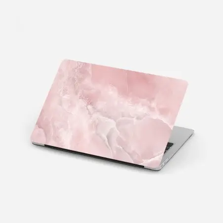 Sticker pour ordinateur portable marbre rose abstrait pour décoration murale – Wallnifity®