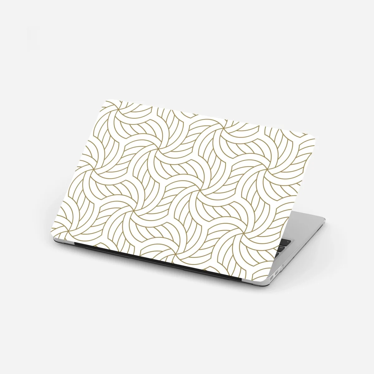 Sticker pour ordinateur portable motif géométrique doré en spirale – Wallnifity® Sticker pour ordinateur portable motif géométrique doré en spirale – Wallnifity®