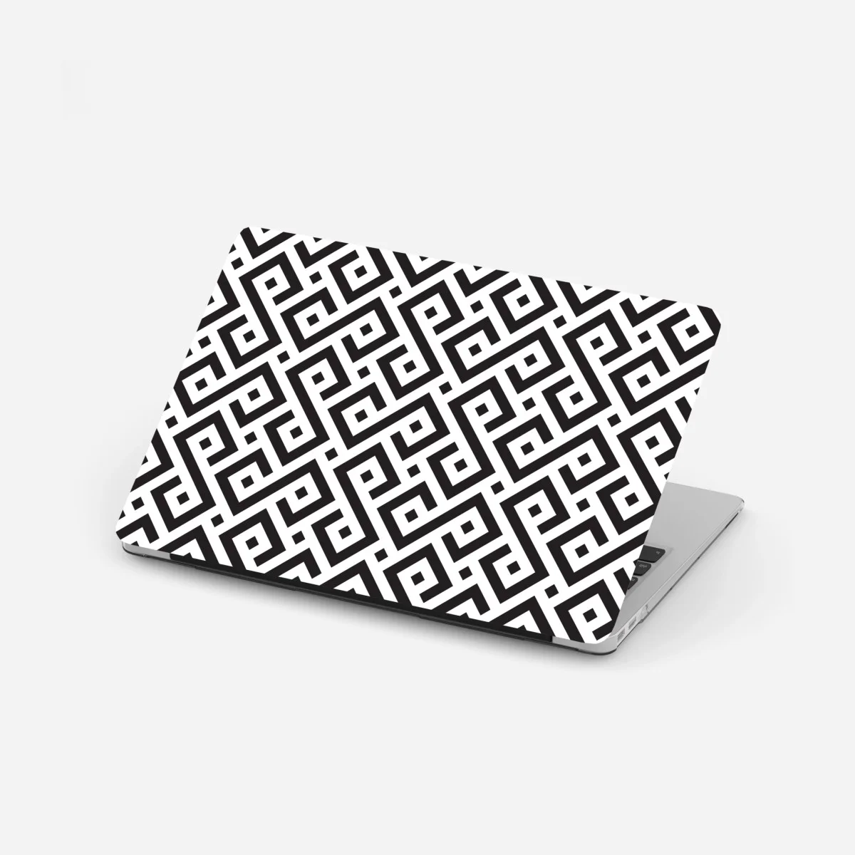 Sticker pour ordinateur portable motif méandre géométrique noir et blanc pour décoration murale – Wallnifity® Sticker pour ordinateur portable motif méandre géométrique noir et blanc pour décoration murale – Wallnifity®