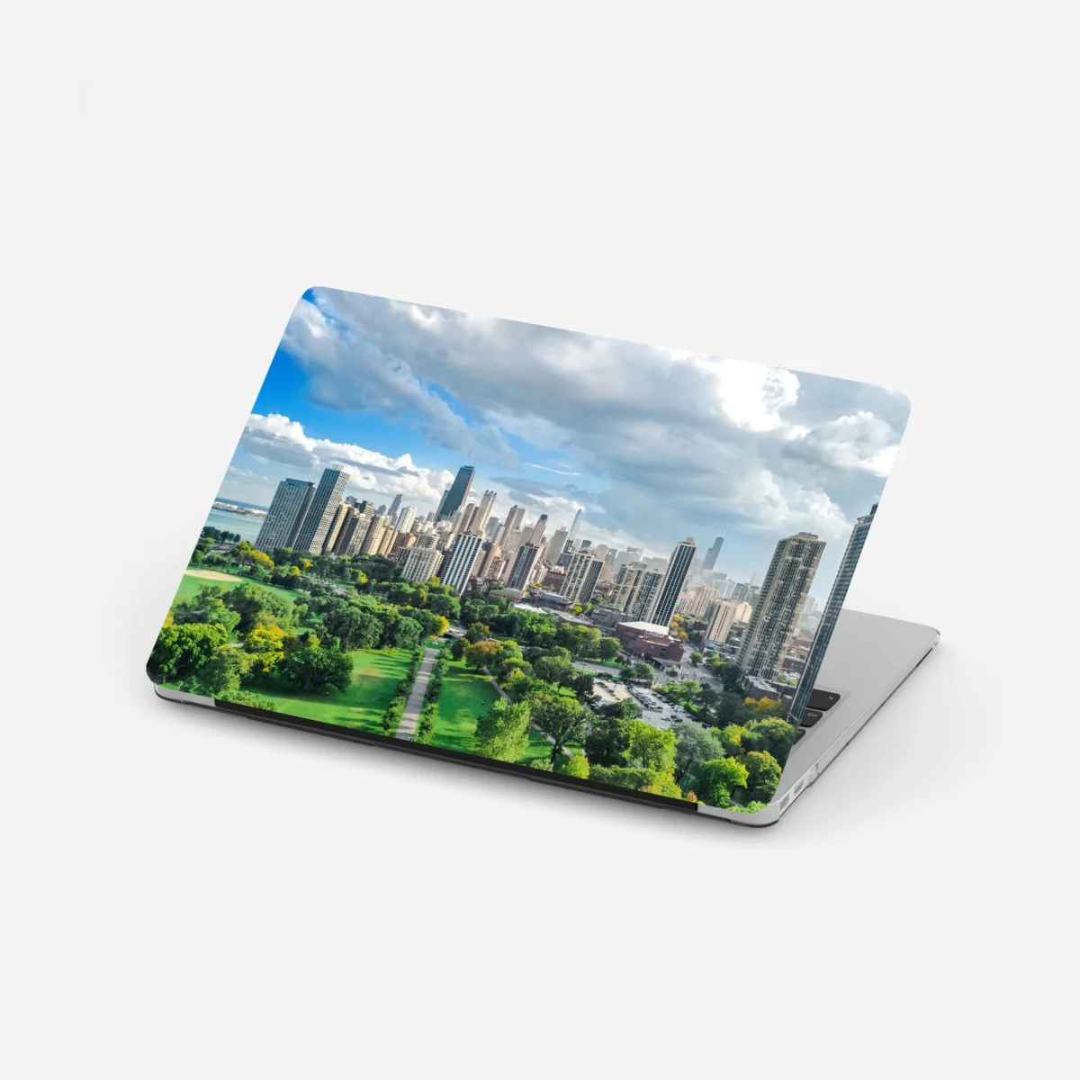 Sticker pour ordinateur portable panorama urbain de Chicago au bord du lac – Wallnifity® Sticker pour ordinateur portable panorama urbain de Chicago au bord du lac – Wallnifity®