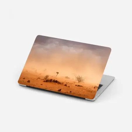 Sticker pour ordinateur portable tempête de sable dans le camp de Dollo Ado – Wallnifity®