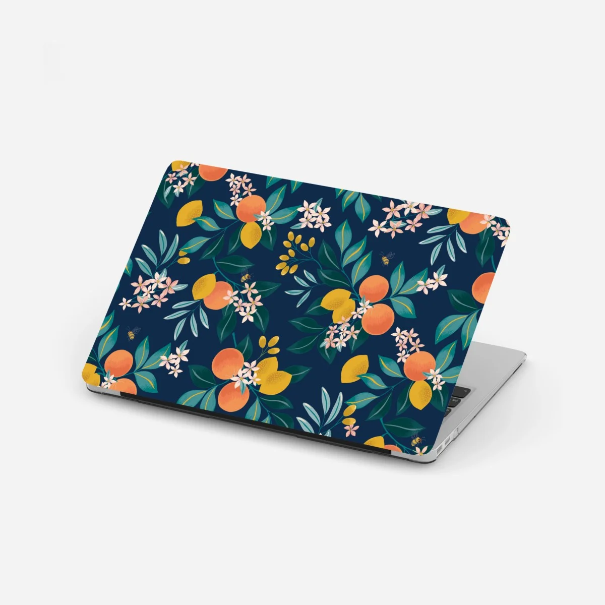 Sticker pour ordinateur portable motif botanique d'agrumes sur fond bleu profond – Wallnifity® Sticker pour ordinateur portable motif botanique d'agrumes sur fond bleu profond – Wallnifity®