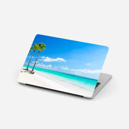 Sticker pour ordinateur portable évasion tropicale à Punta Cana – Wallnifity®