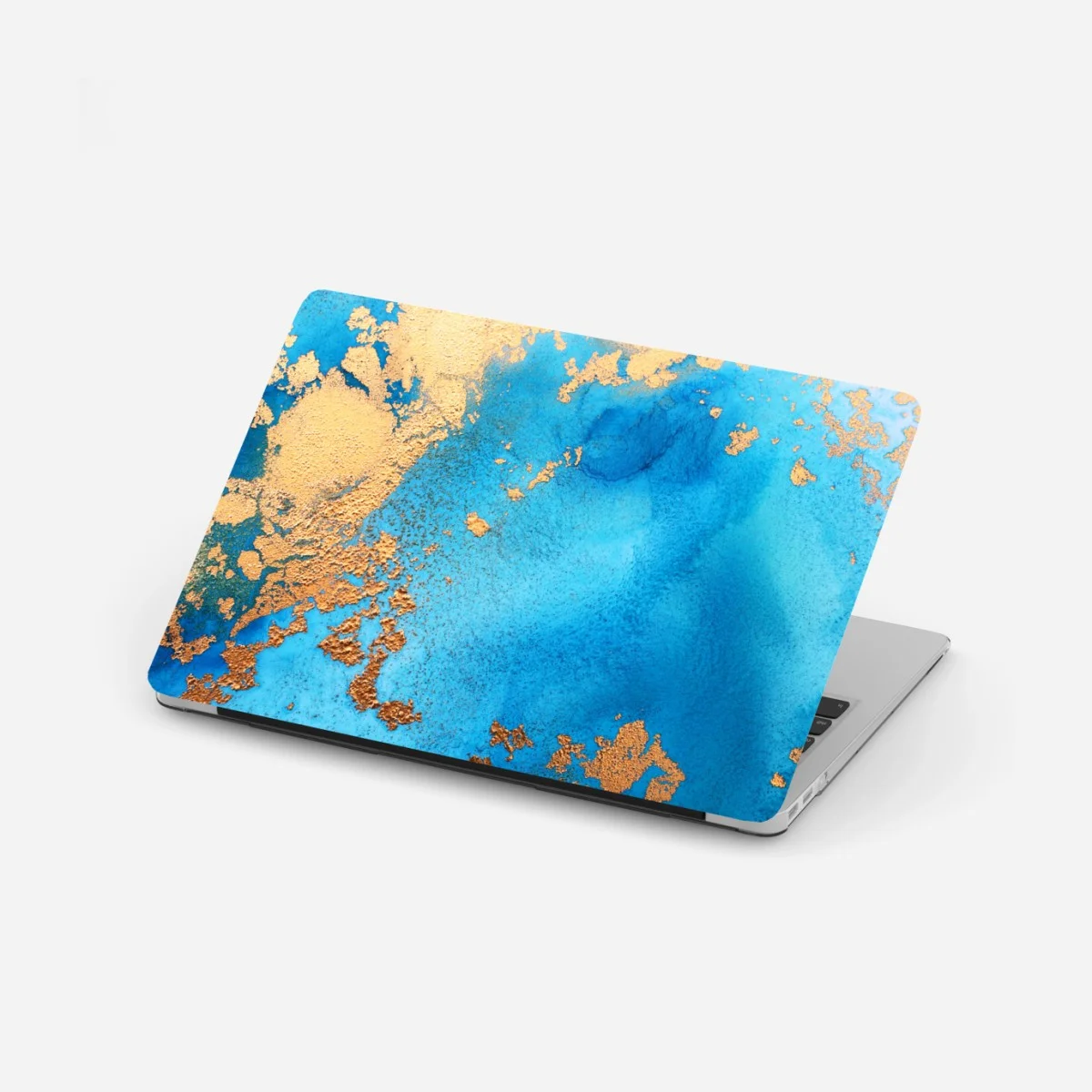Sticker pour ordinateur portable éclat azur et or abstrait – Wallnifity® Sticker pour ordinateur portable éclat azur et or abstrait – Wallnifity®