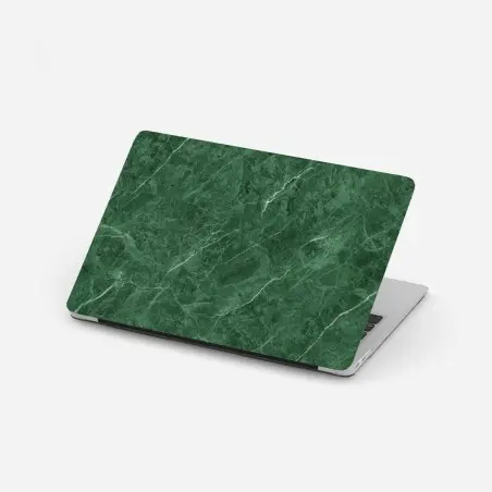 Sticker pour ordinateur portable marbre vert émeraude élégant – Wallnifity®