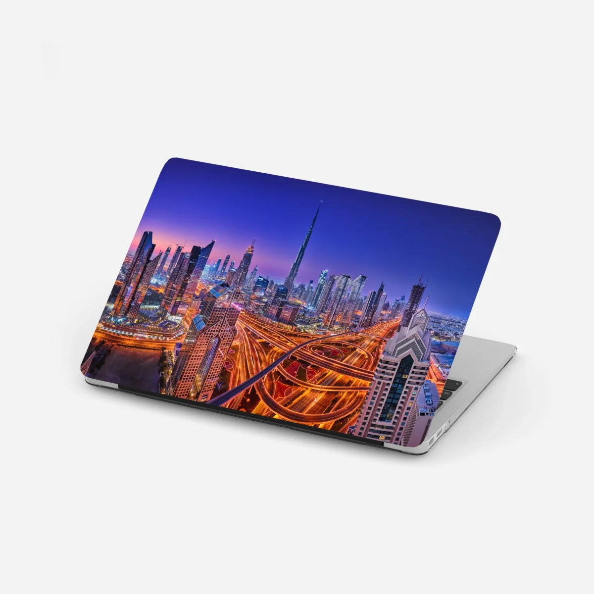Sticker pour ordinateur portable panorama nocturne de Dubaï – Wallnifity® Sticker pour ordinateur portable panorama nocturne de Dubaï – Wallnifity®