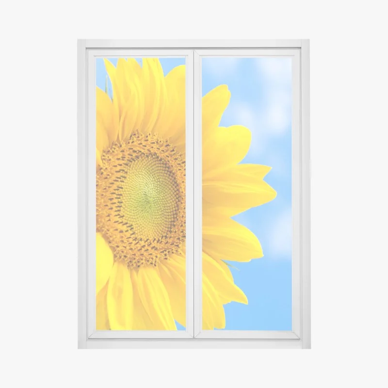 Sticker pour vitres et fenêtres éclat de tournesol sur ciel bleu – Wallnifity® Sticker pour vitres et fenêtres éclat de tournesol sur ciel bleu – Wallnifity®