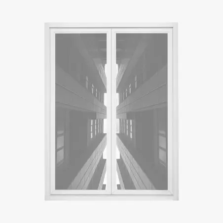 Sticker pour vitres et fenêtres perspective urbaine verticale entre tours – Wallnifity®