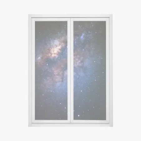 Sticker pour vitres et fenêtres cœur de la Voie lactée: ciel étoilé cosmique – Wallnifity®