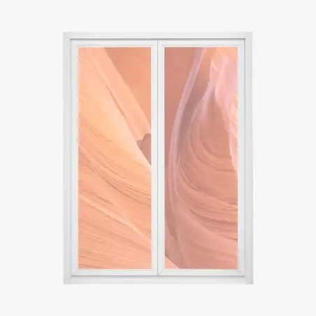 Sticker pour vitres et fenêtres vagues de grès d'Antelope Canyon – Wallnifity®