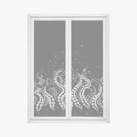 Sticker pour vitres et fenêtres tentacules abyssales – Wallnifity®