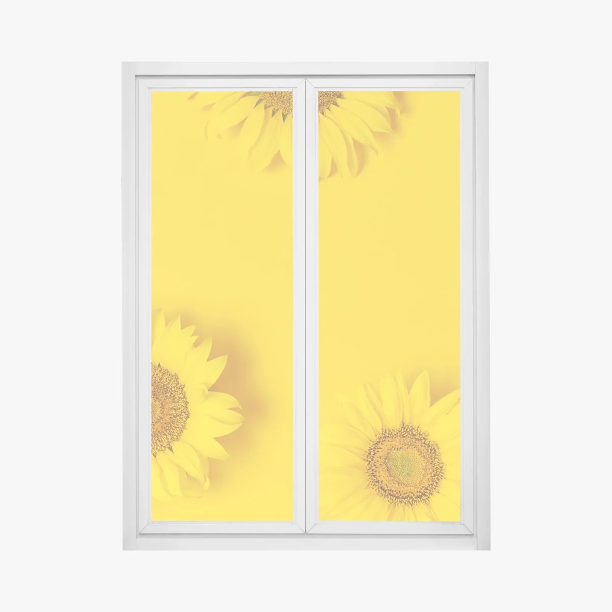 Sticker pour vitres et fenêtres éclat de tournesols sur fond jaune – Wallnifity® Sticker pour vitres et fenêtres éclat de tournesols sur fond jaune – Wallnifity®