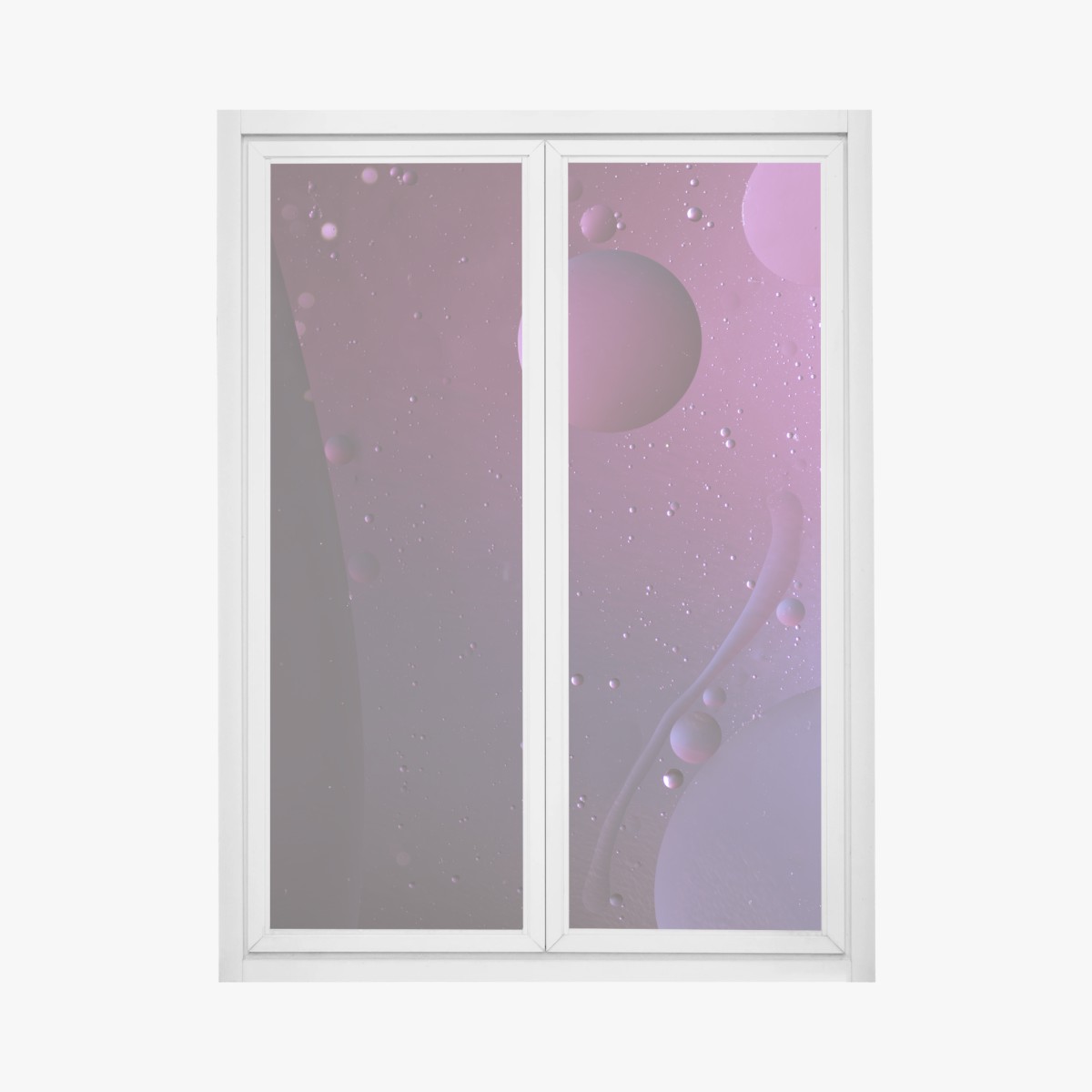Sticker pour vitres et fenêtres rêve cosmique en violet – Wallnifity®