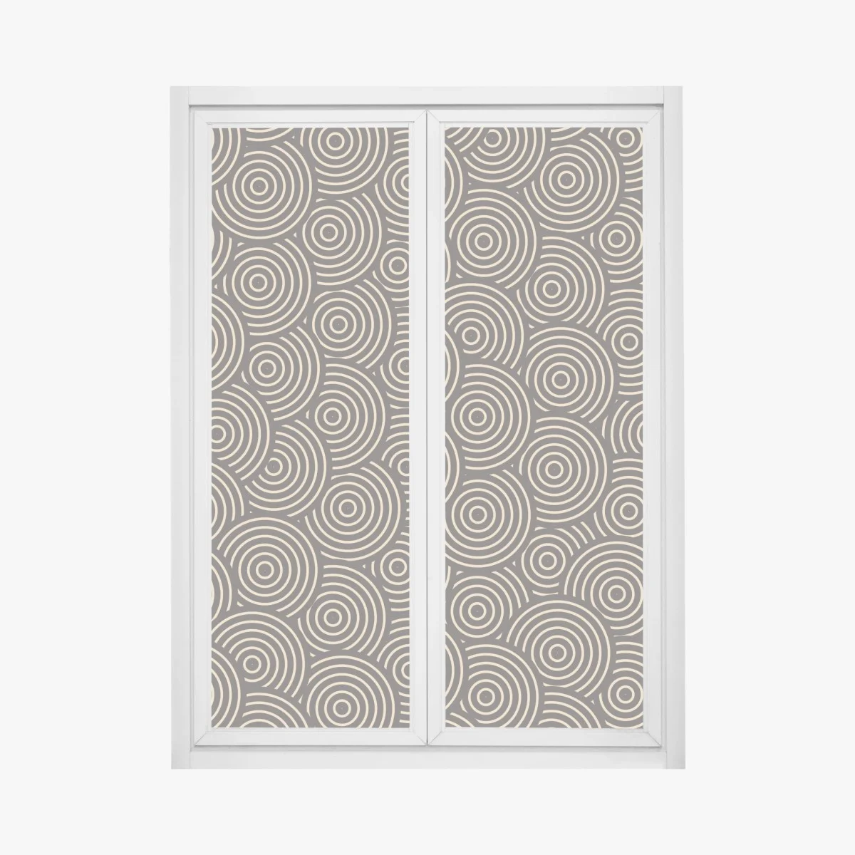 Sticker pour vitres et fenêtres motif concentrique rétro beige et noir – Wallnifity® Sticker pour vitres et fenêtres motif concentrique rétro beige et noir – Wallnifity®
