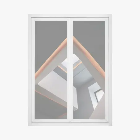 Sticker pour vitres et fenêtres perspective intérieure géométrique – Wallnifity®